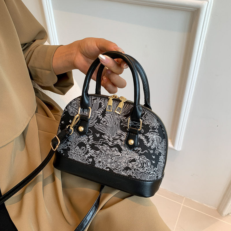 Sac messager à bandoulière avec motif de mode populaire pour femmes, sacoche Simple et Portable
