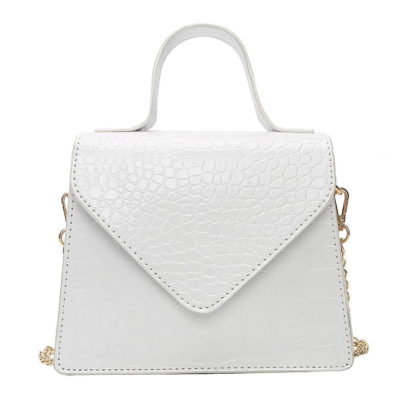 Sac à bandoulière portable avec chaîne en PU