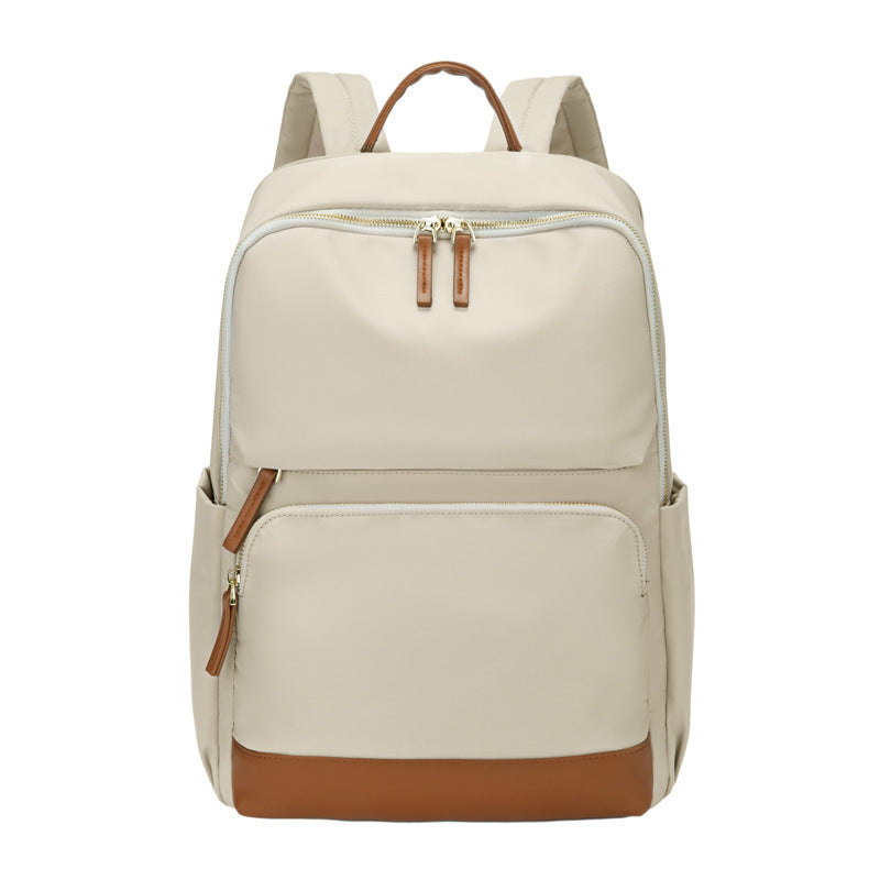 156-inch Computer Large Capacity Women's Lightweight Oxford Cloth Backpack Travel Bag
