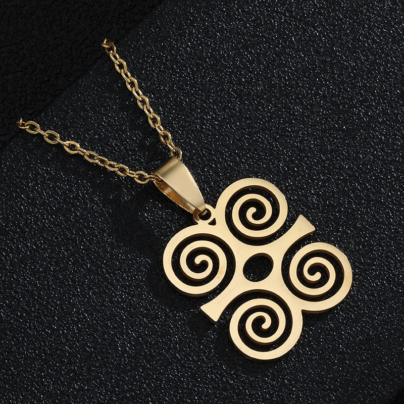 Women's Gold Stainless Steel Necklace