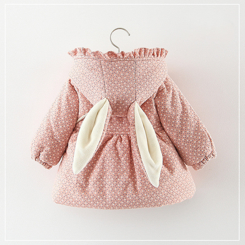 Vêtements d'hiver rembourrés en coton épais pour filles, vêtements chauds en coton
