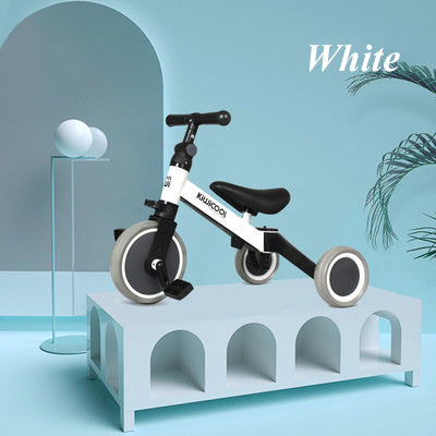 Trottinette d'équilibre deux en un pour enfants de 1 à 3 ans, Tricycle multifonctionnel