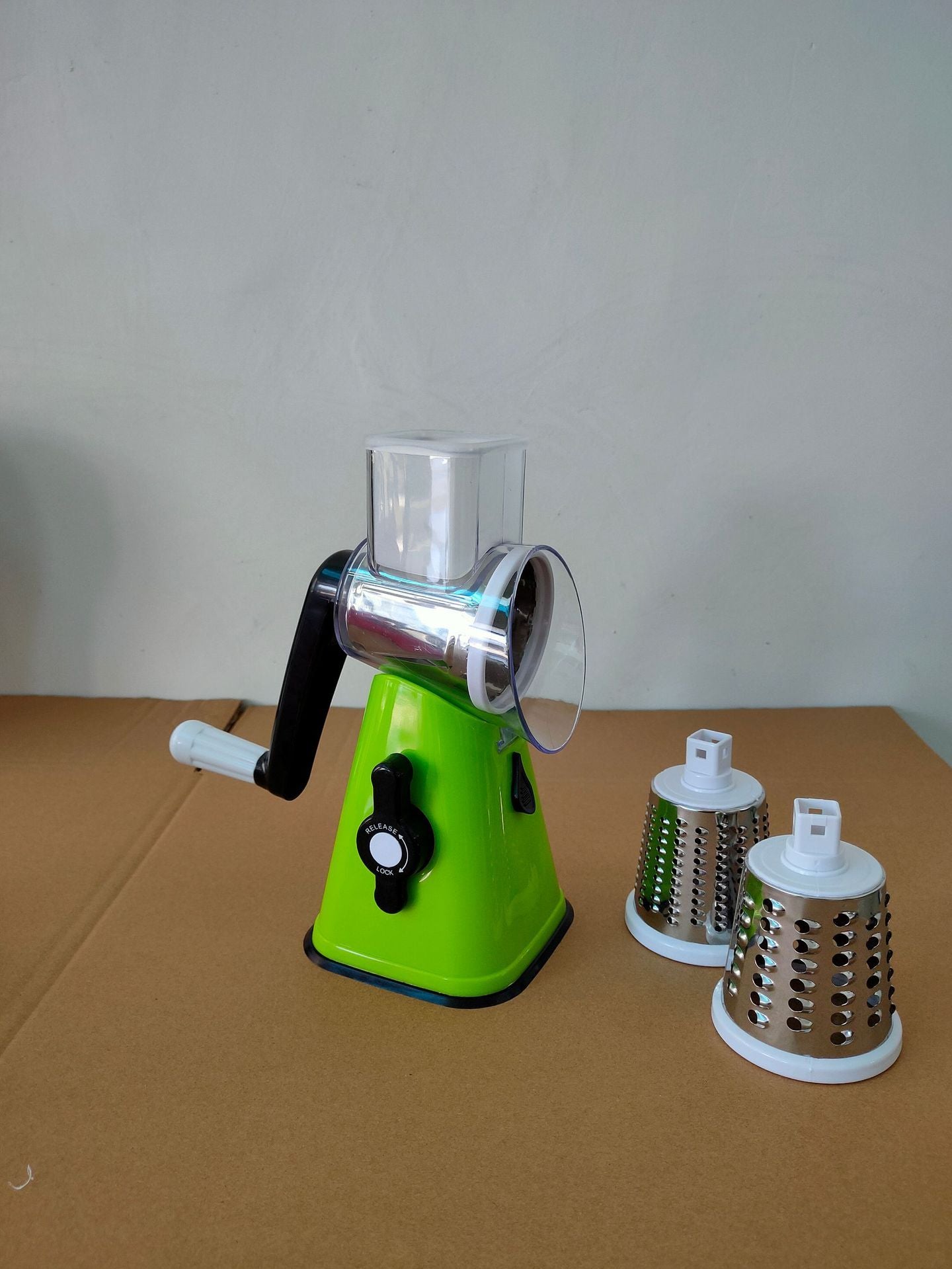 Cortador de verduras multifuncional, cortador de verduras con tambor manual