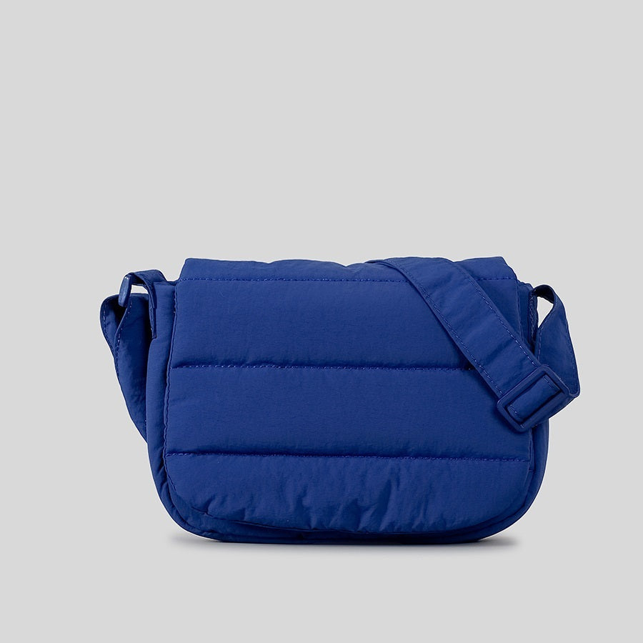 Sac à bandoulière matelassé à large bandoulière, à rabat simple et léger, Design d'intérêt particulier