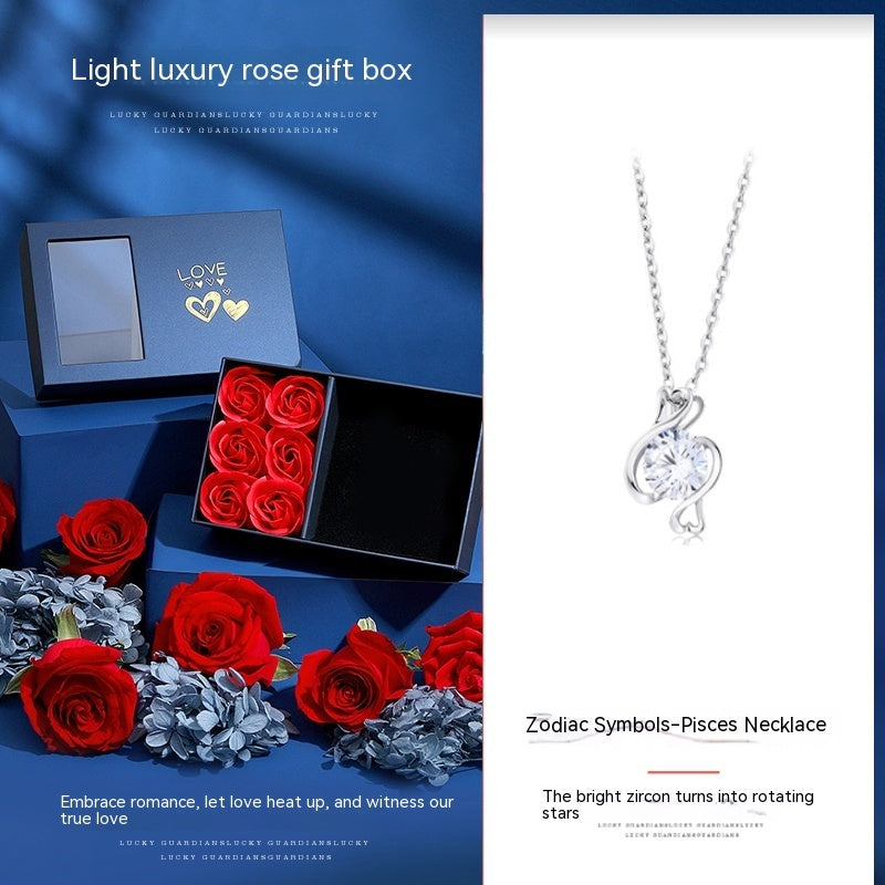 Collier Douze Constellations Femme Argent Sterling