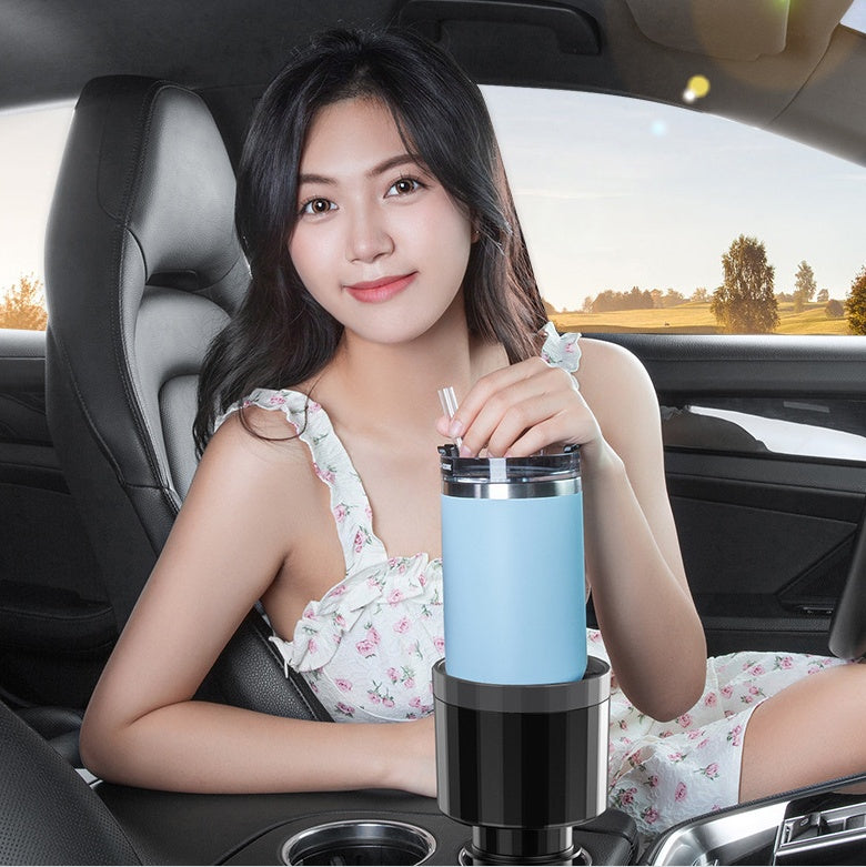 Porte-gobelet de voiture extensible, porte-boissons agrandi et Stable pour la plupart des bouteilles de très grande taille, Base réglable, accessoires de voiture