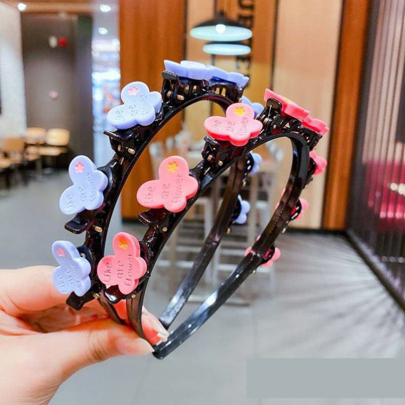 Accessoires pour cheveux à pince pour filles, rouge filet