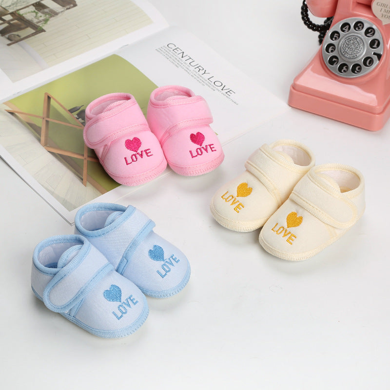 Printemps et automne bébé chaussure unique chaussures de marche antidérapantes à semelle souple pour bébé