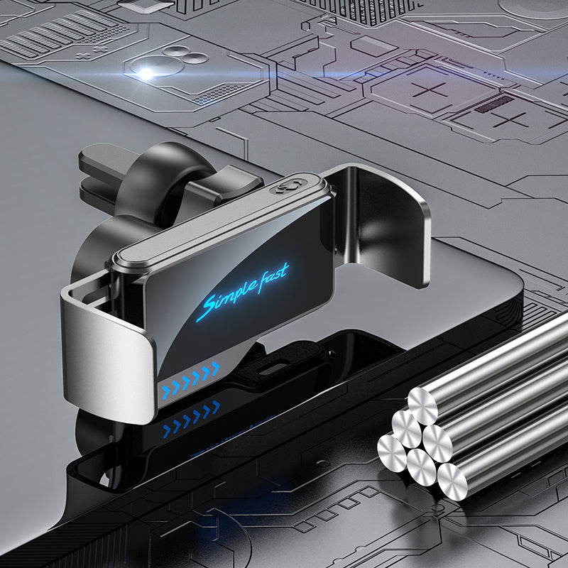 Support de téléphone de voiture automatique Intelligent support de montage d'évent pour téléphone produits de voiture support universel