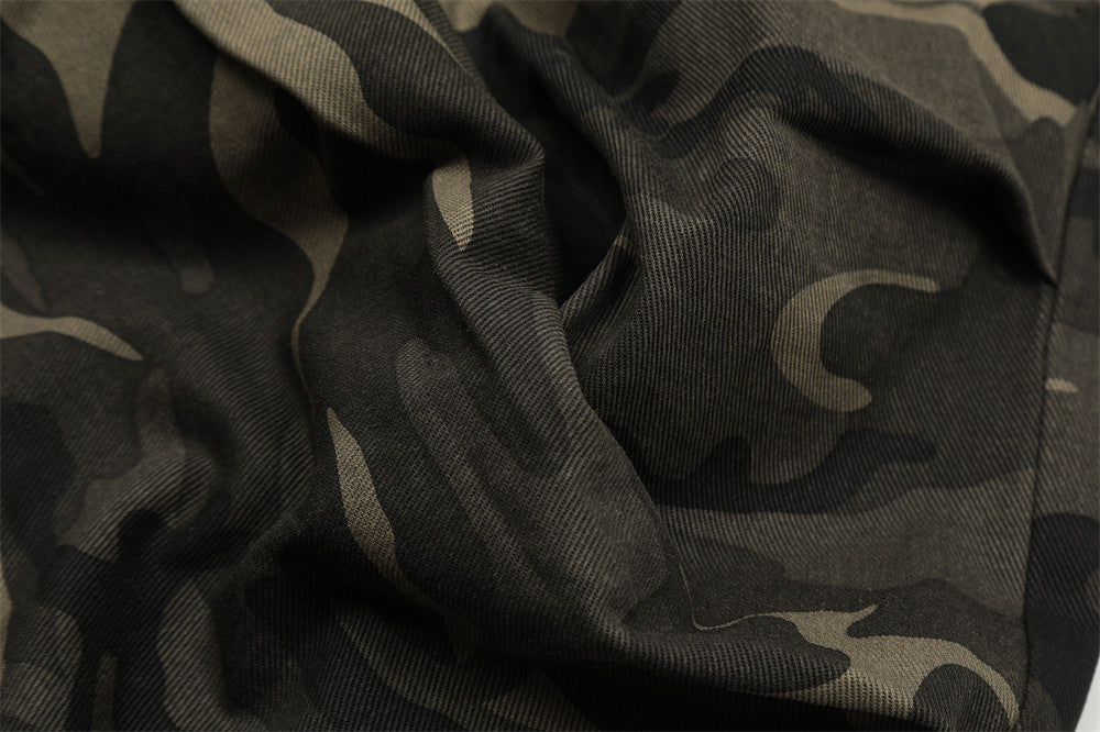 Men Fashion Brands Street Outdoor Leisure Camouflage Sports Loose Trousers
