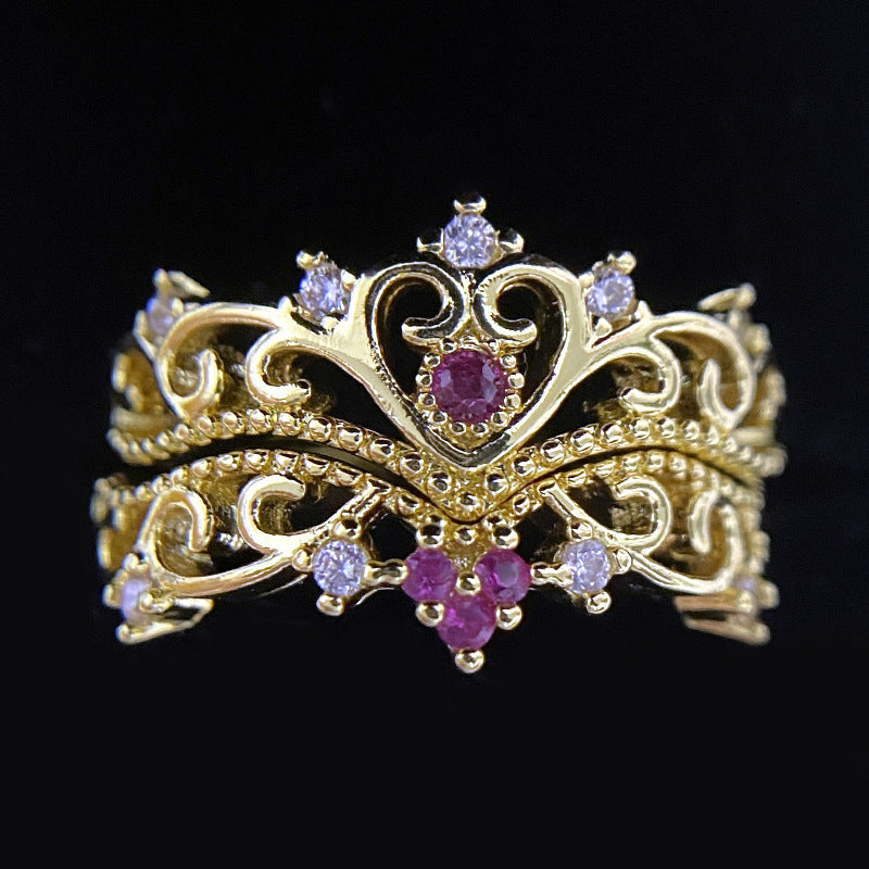 Anillo de niña azul océano suave de Wendy's Life medieval