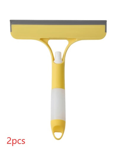 Grattoir à verre à jet d'eau double face domestique