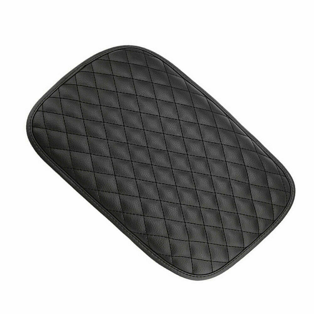 Funda de cojín Universal para reposabrazos de consola central de coche, Protector de almohadilla de cuero PU