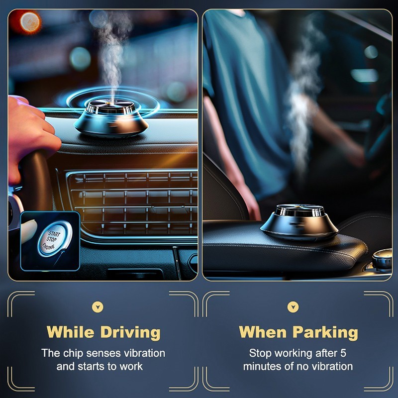 Purificador de aire inteligente para aromaterapia y perfume para coche