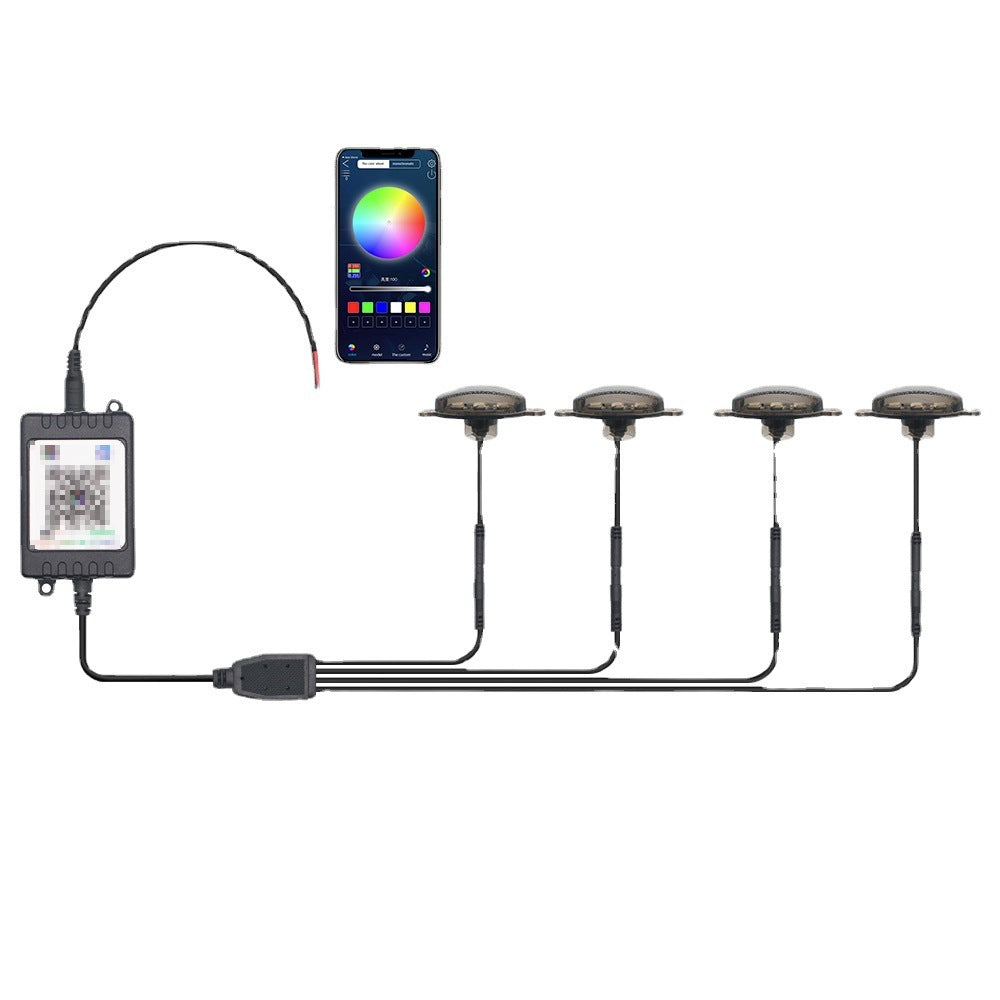 Lumière de voiture clignotante
