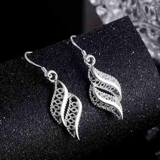Boucles d'oreilles géométriques creuses et douces pour femmes