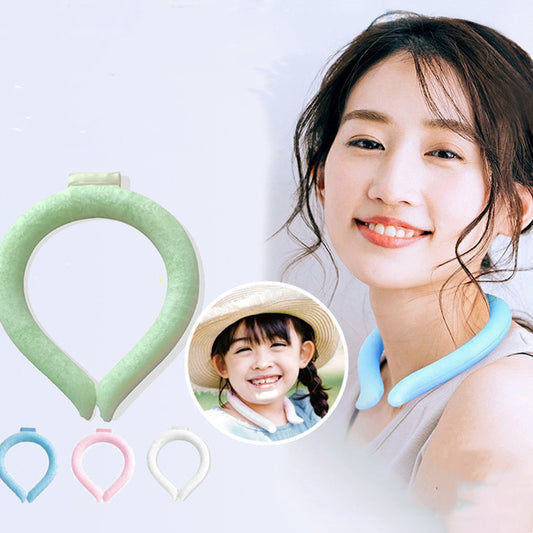 Anneau de refroidissement du cou, Tube de coussin de glace, prévention des coups de chaleur, Tube de refroidissement, refroidisseur de cou réutilisable, équipements d'été