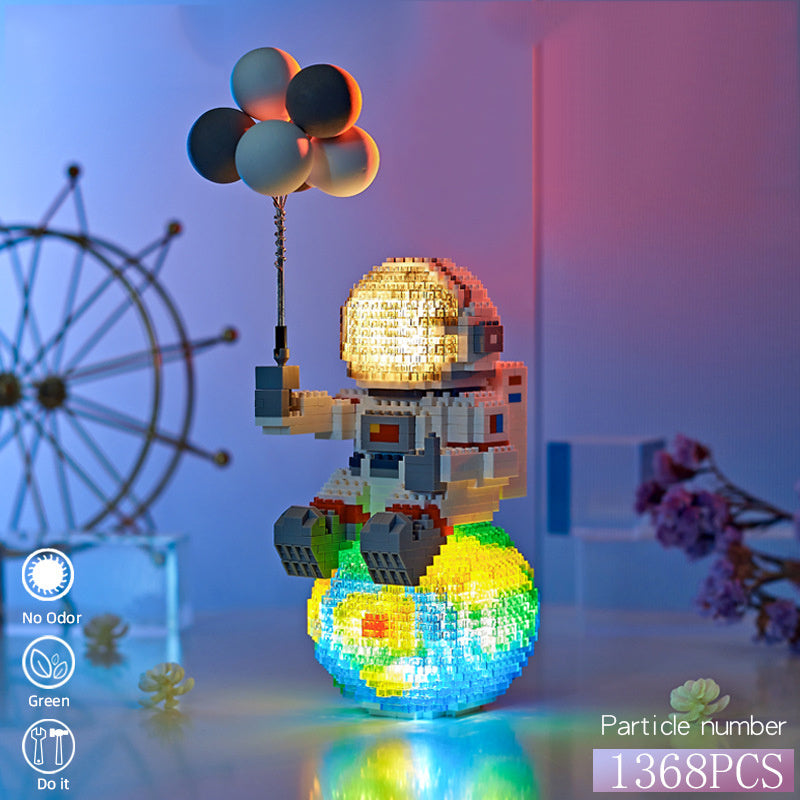Mini Micro fusée blocs de construction espace lune Satellite astronaute diamant briques constructeur jouets pour enfants cadeaux