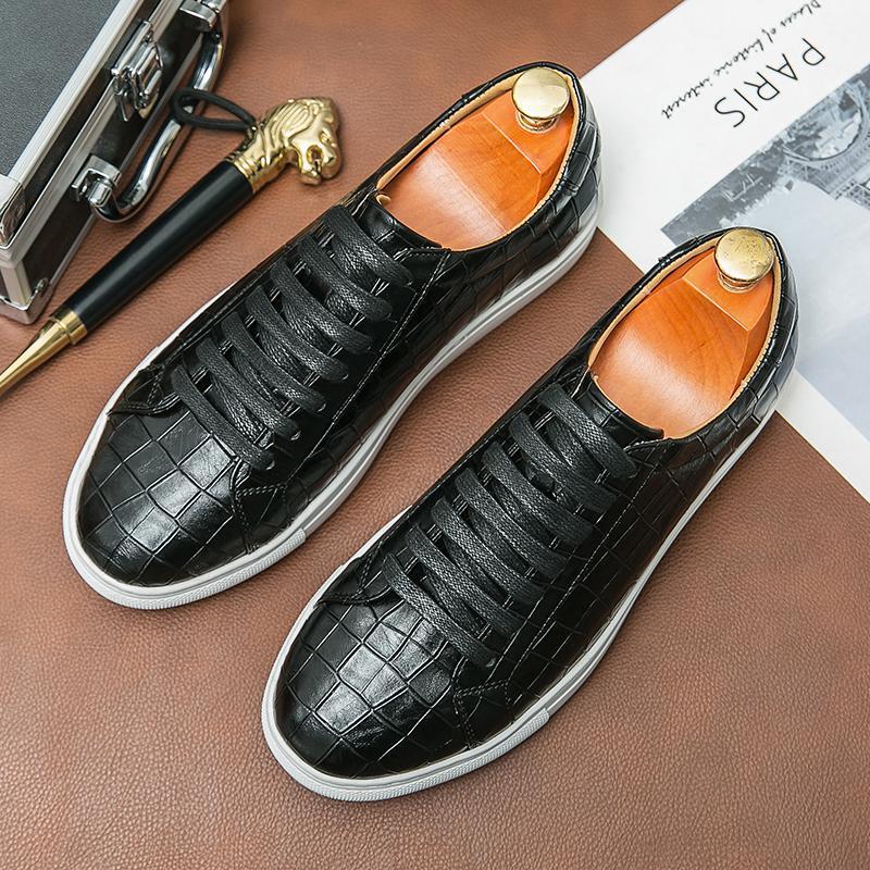 Zapatos casuales de moda con personalidad transpirables de moda resistentes al desgaste para hombres