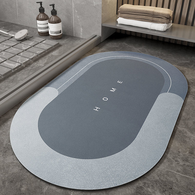 Alfombra de baño superabsorbente de piel de Napa, alfombra de baño de secado rápido, alfombras modernas simples antideslizantes para el suelo, alfombra de cocina a prueba de aceite para el hogar