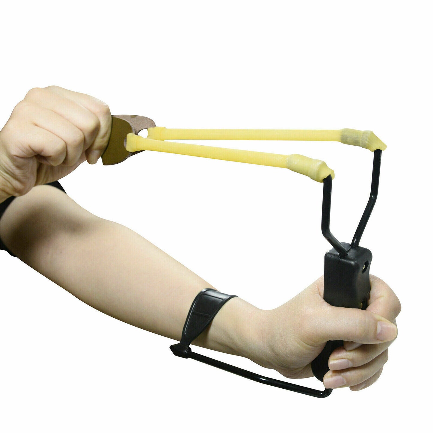 Catapulte de fusée de poignet de fronde pliante compacte pour la chasse aux jeux de Sport en plein air