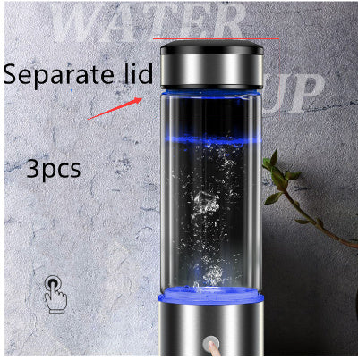 Tasse d'eau riche en hydrogène