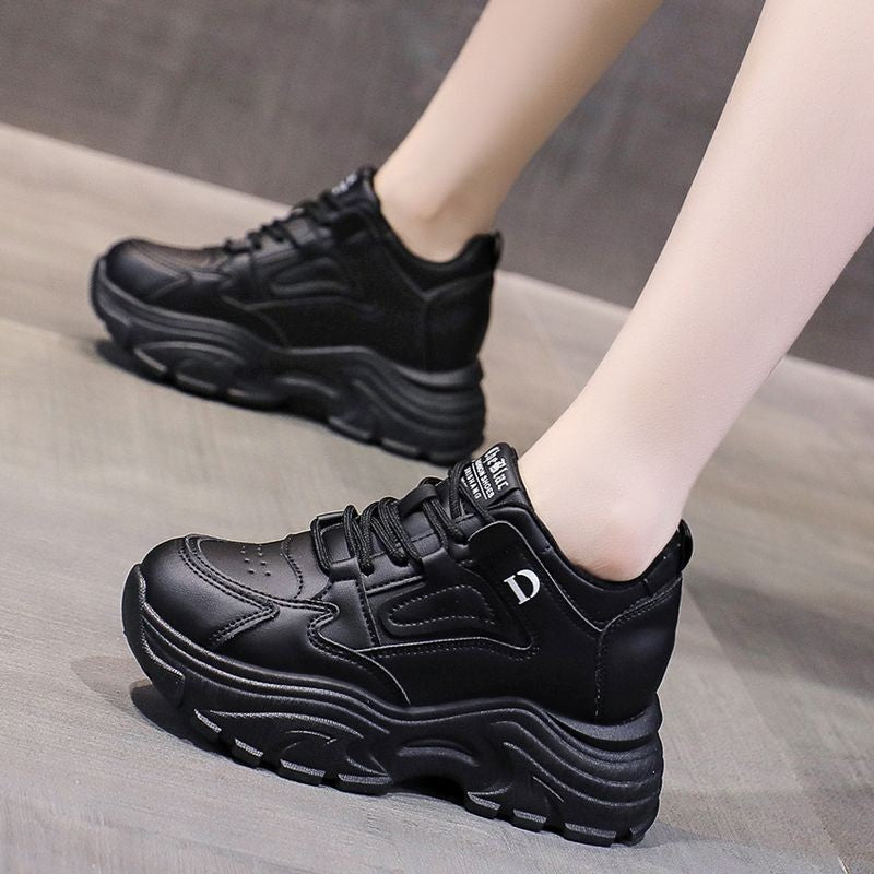 Chaussures pour femmes automne talon caché chaussures blanches femme Sneaker