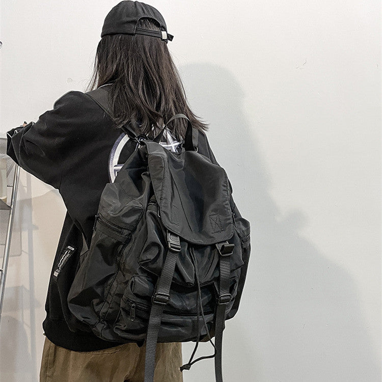 Mochila escolar japonesa informal de gran capacidad a la moda para hombres y mujeres
