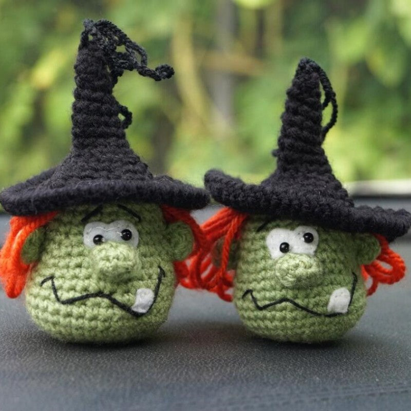 Ornement suspendu en peluche tissé à la main pour automobile