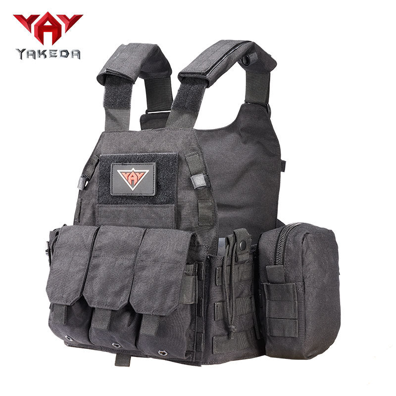 Chaleco táctico multifuncional MOLLE ligero CS para adiestramiento al aire libre