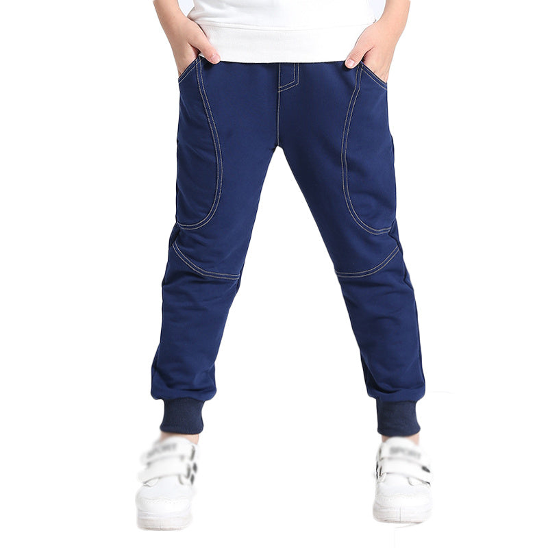 Pantalons de sport décontractés en pur coton pour enfants, nouvelle collection printemps et automne