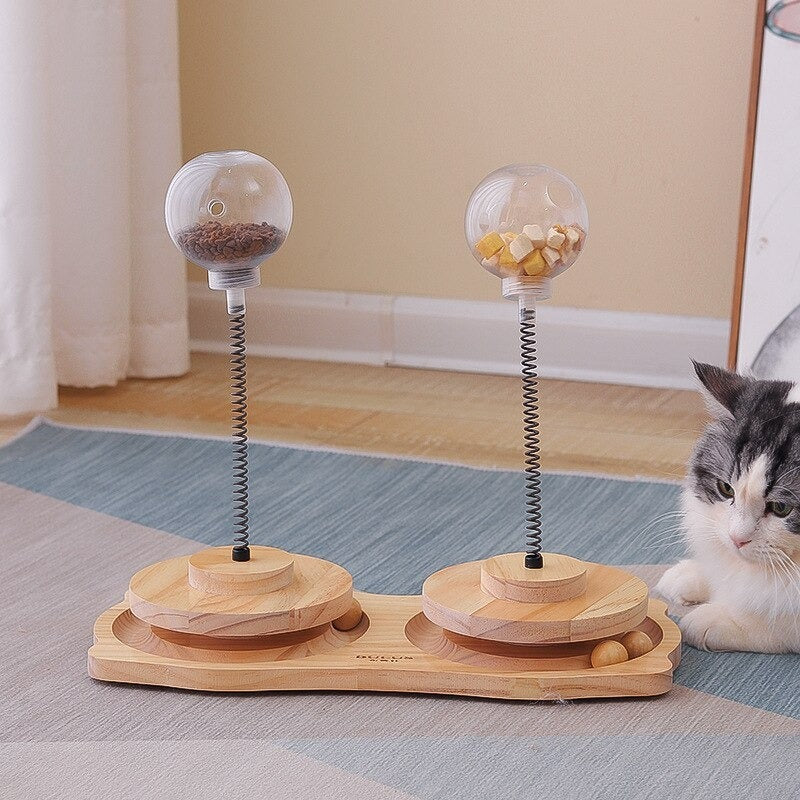 Dispensador de golosinas para gatos Dispensador de golosinas para gatos Juguete Hierba gatera Juguete para gatos Nips para gatos Juguete de primavera Gato Perro pequeño Alimentador lento Dispensador de golosinas Juguetes para mascotas