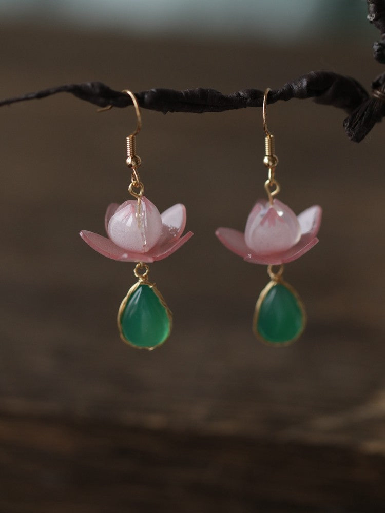 Boucles d'oreilles féeriques de style chinois ancien