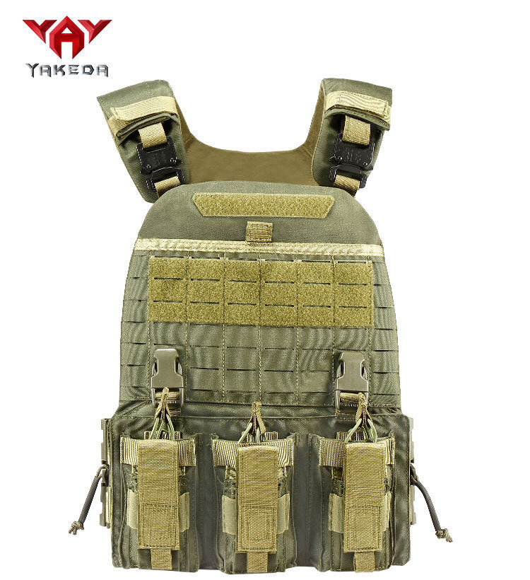 Sistema MOLLE Chaleco táctico de desmontaje rápido Traje de entrenamiento de ventilador militar al aire libre