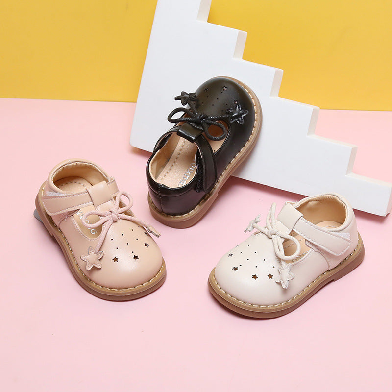 Zapatos de suela blanda para niños pequeños, transpirables, para niñas