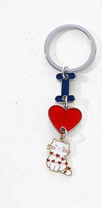 Ins Love Dog Pendant Bag Keychain