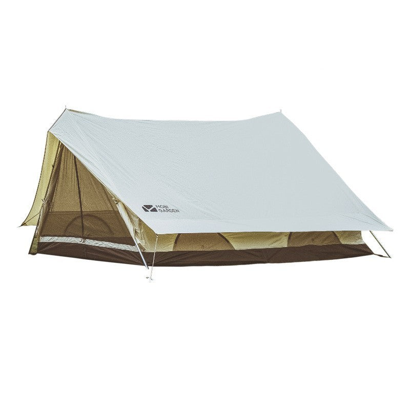 Tente de Camping en coton pour Camping en plein air, lumière familiale exquise, grand espace de luxe