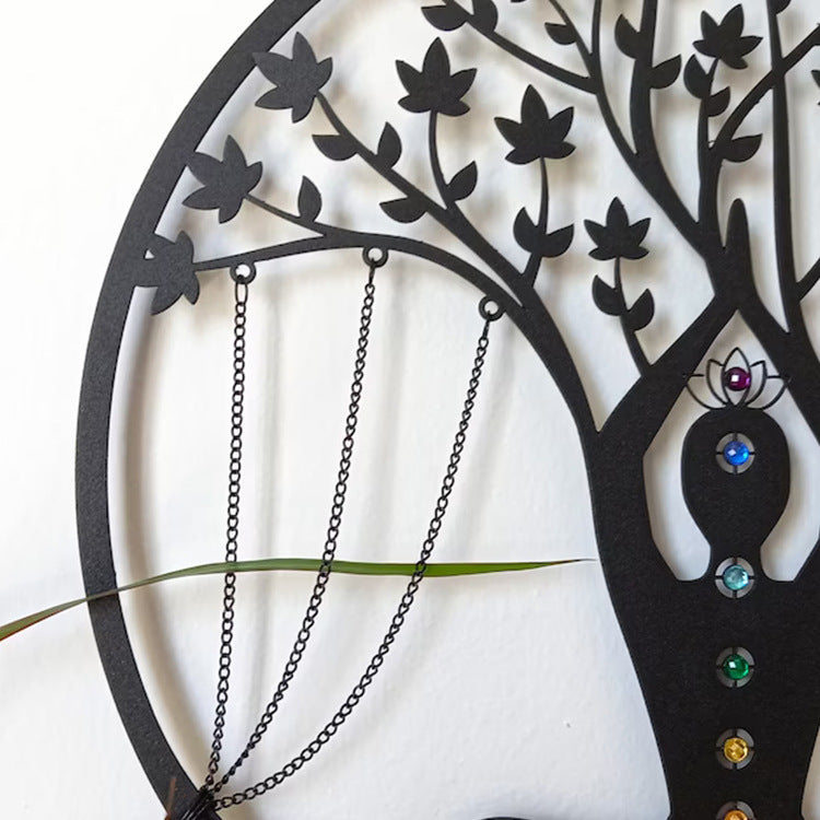 Arte Decoración Yoga Meditación Artesanía para colgar en la pared
