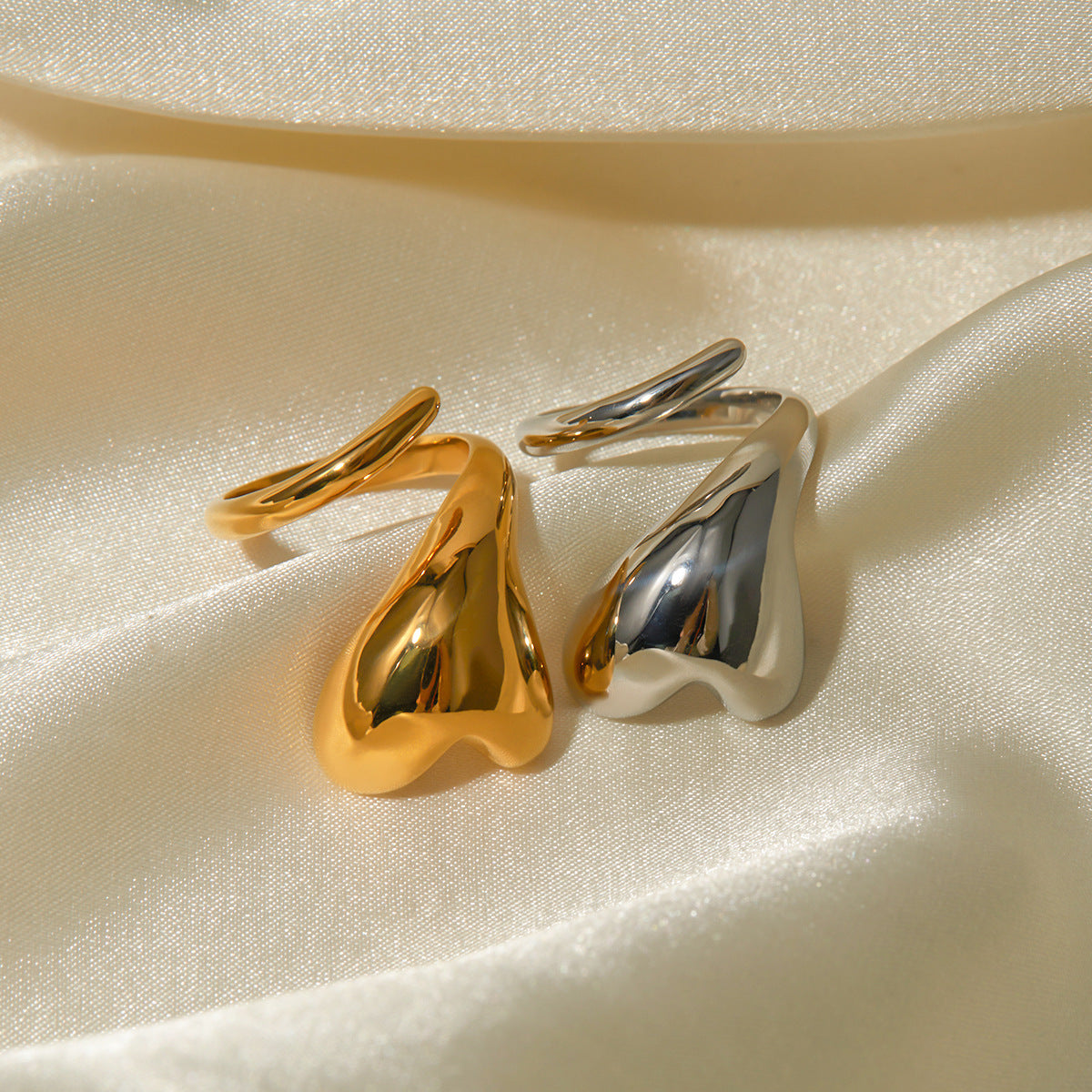 Stainless Steel Heart Cord For Braiding Ring Does Not Fade