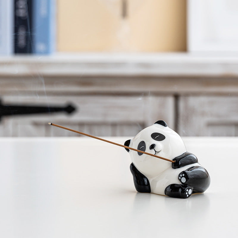 Décoration amusante Panda Encens Déodorant Bureau Aromathérapie