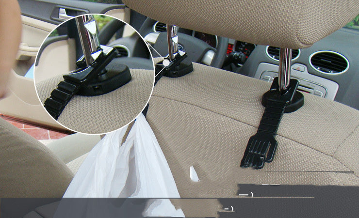 Crochet multifonctionnel pour voiture et rangement pour dossier de siège