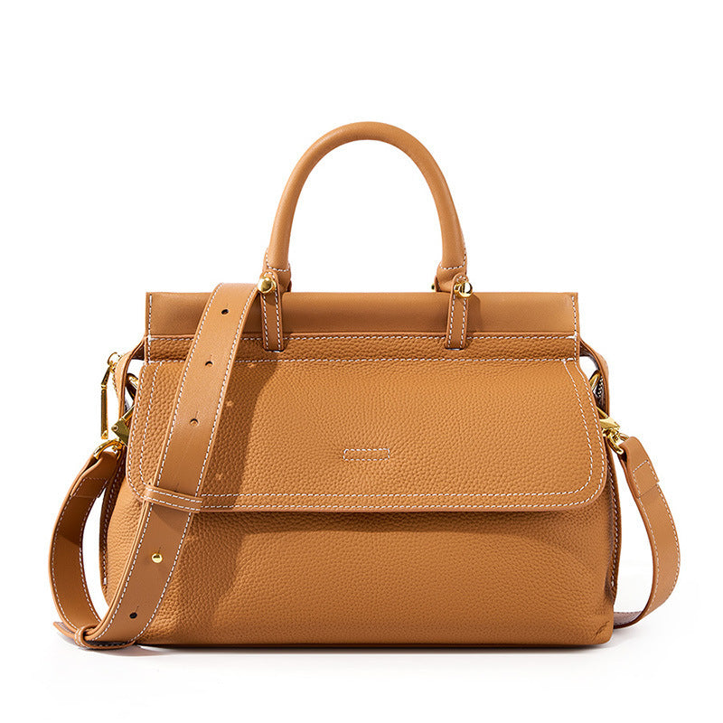Sac à main en cuir de vache de première couche pour dames