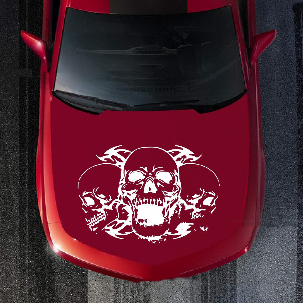 Three Skull Totem Body Decals For General Use