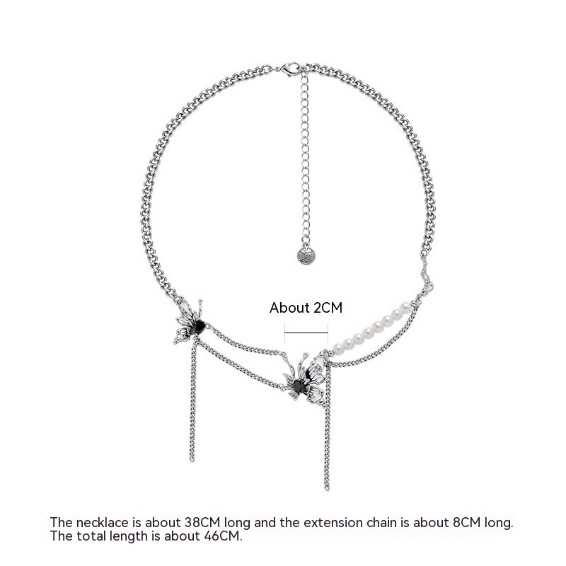 Original Ink Butterfly Earrings Female High Sense