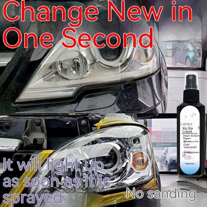 Líquido reparador de renovación de faros de coche