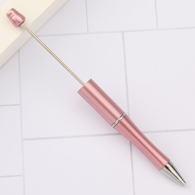 Stylo à bille créatif en plastique avec perles