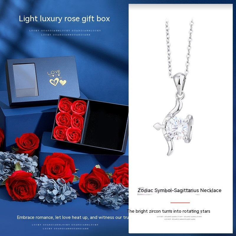Collier Douze Constellations Femme Argent Sterling
