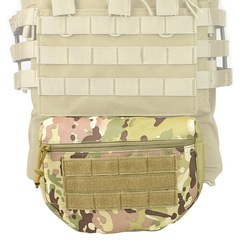 Bolsa de almacenamiento de artículos diversos de expansión colgante inferior, chaleco, bolsa de vientre multifuncional