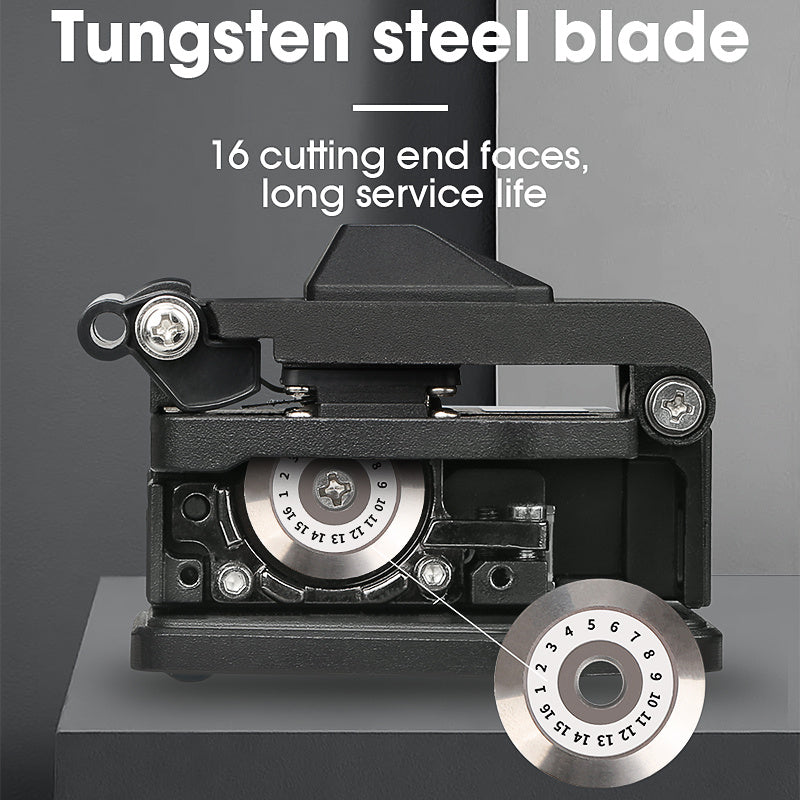 Couperet de fibre optique de haute précision pour l'épissage à froid et la fusion à chaud