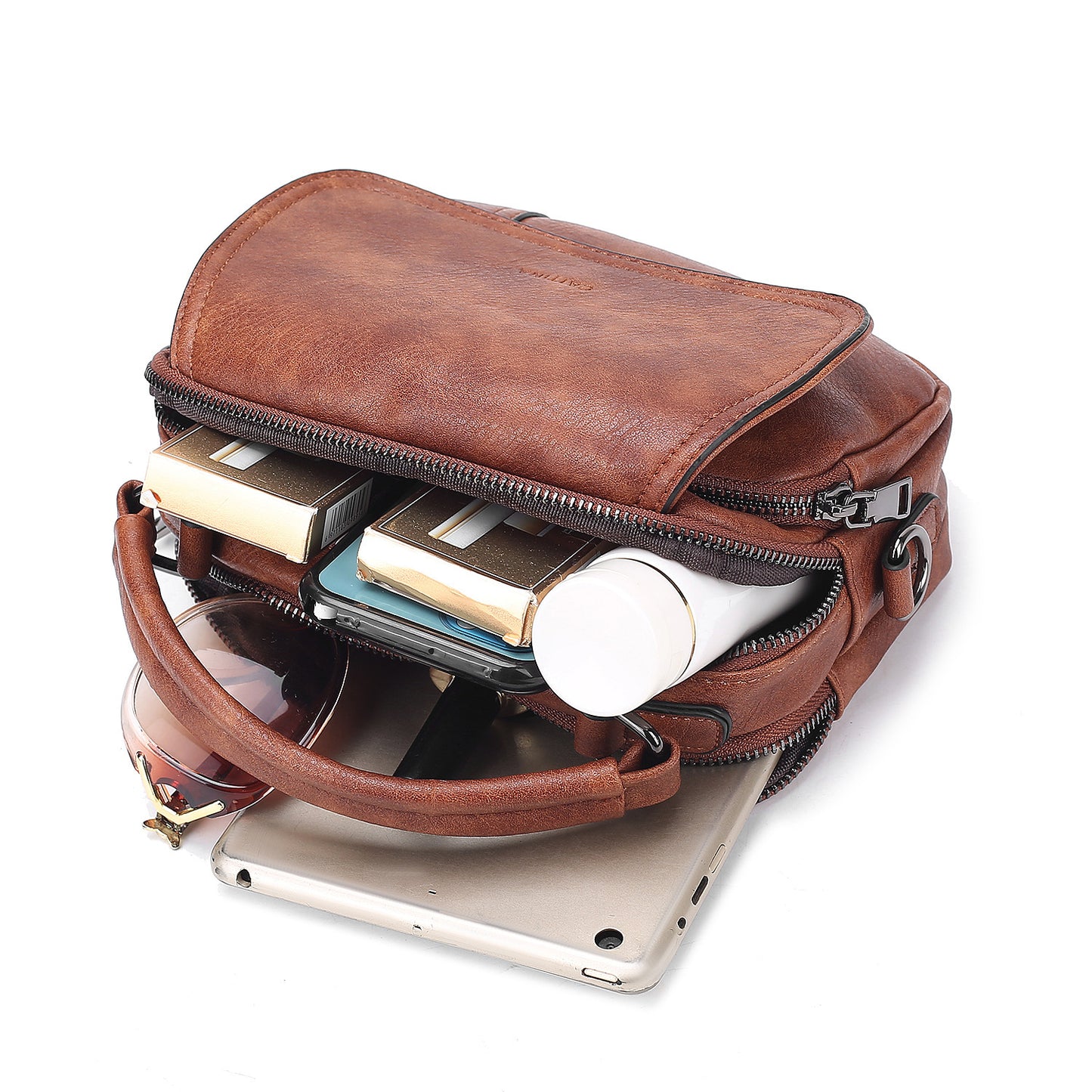 Textura de bolso de mujer simple retro